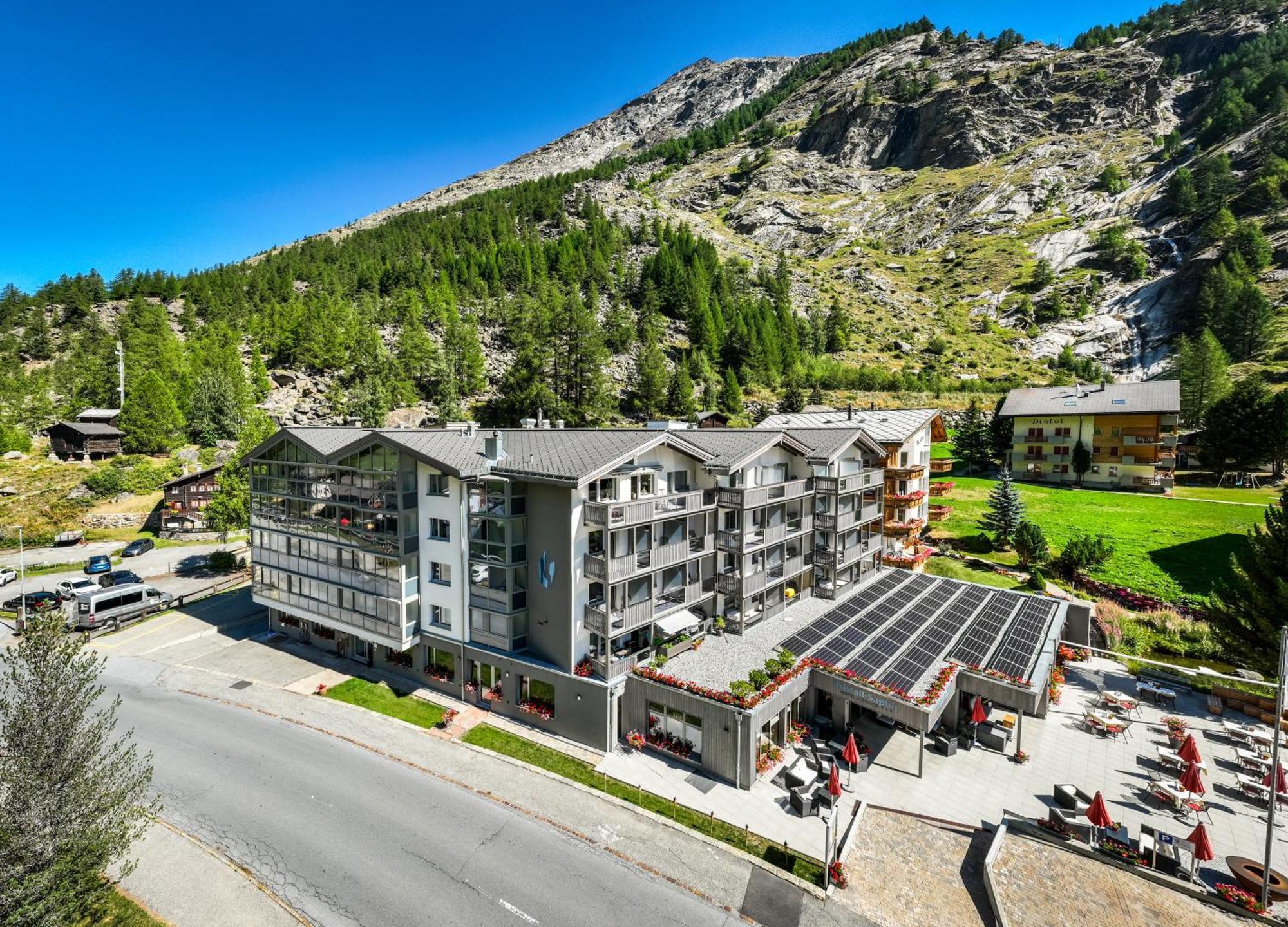 Hotel Kristall Saas-Almagell Exterior foto